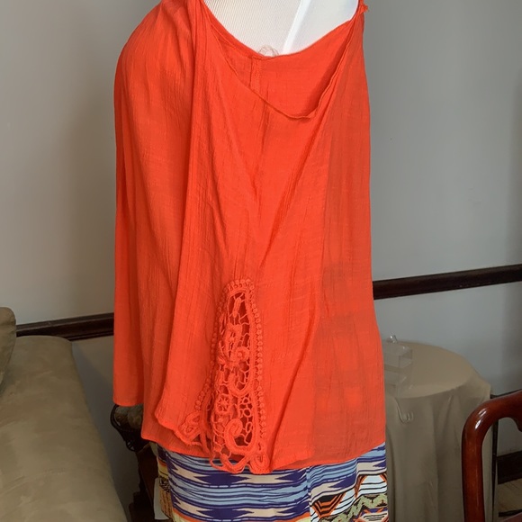 Peekaboo Shoulder Blouse A.Byer Sz M - Picture 3 of 5